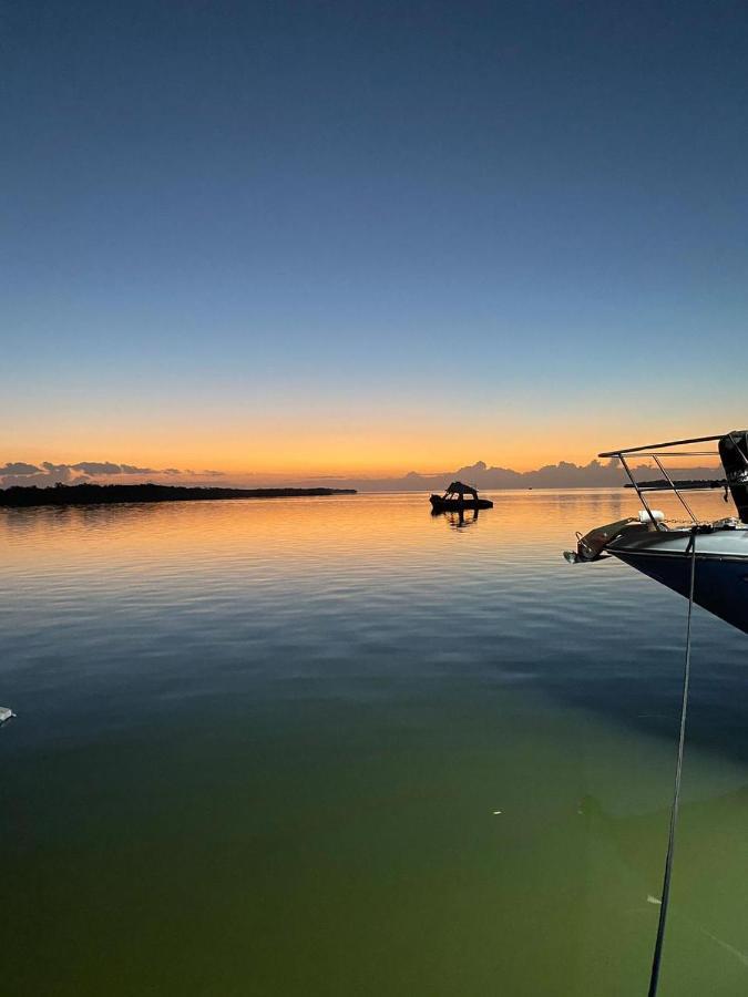 Hotel Mayari Holbox 外观 照片 Sunset at the Marina