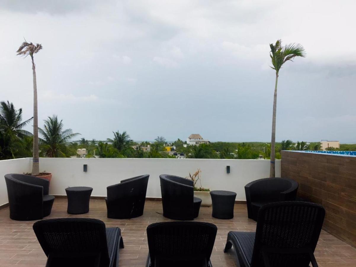Hotel Mayari Holbox 外观 照片 Rooftop view of the hotel