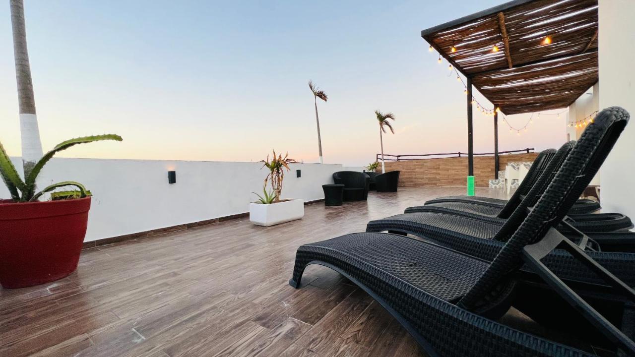 Hotel Mayari Holbox 外观 照片 Rooftop at Hotel Habita