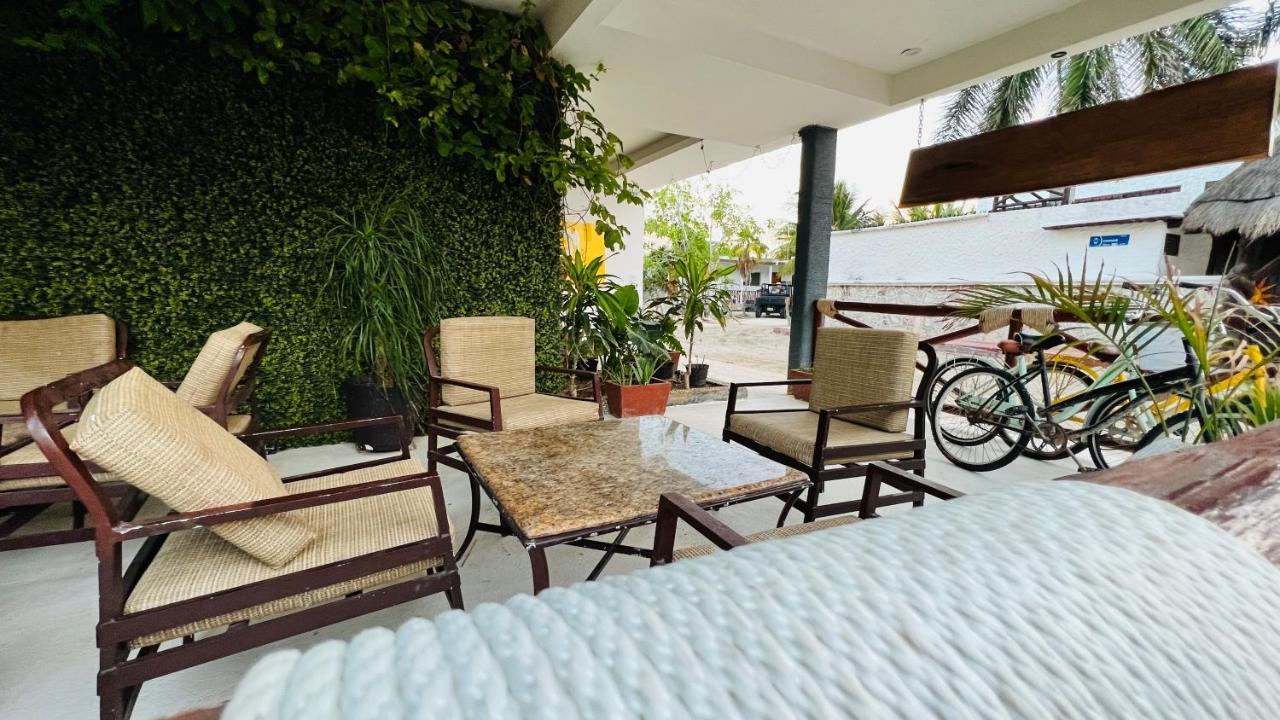 Hotel Mayari Holbox 外观 照片 A 3D model of a patio